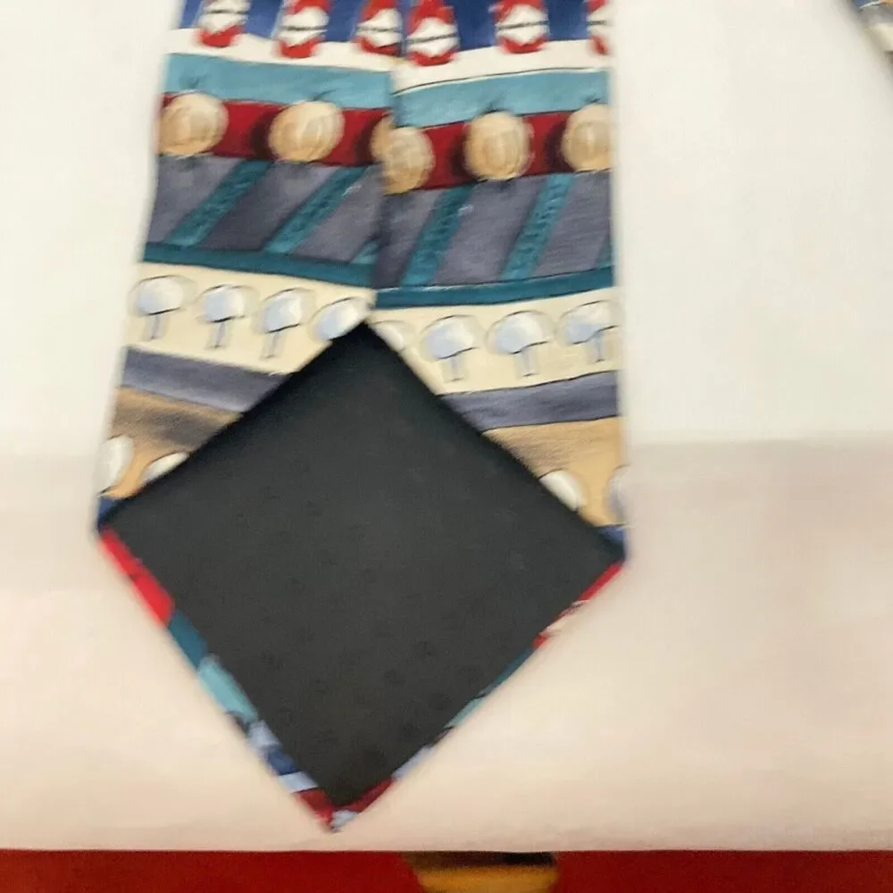 #5661 Tabasco Fish Schrimp Sauce Novelty Mens Necktie, TIe 57X4